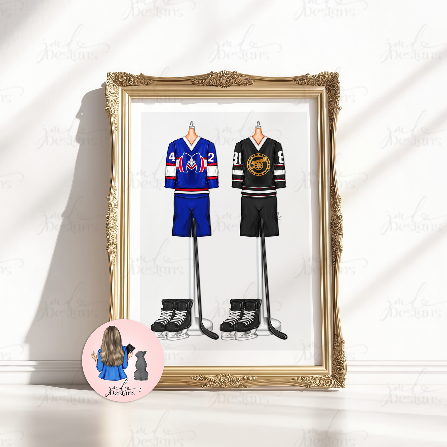 Heated Hockey Art Print Fashion Lover Decorative Art Book Art Bookish Art Print