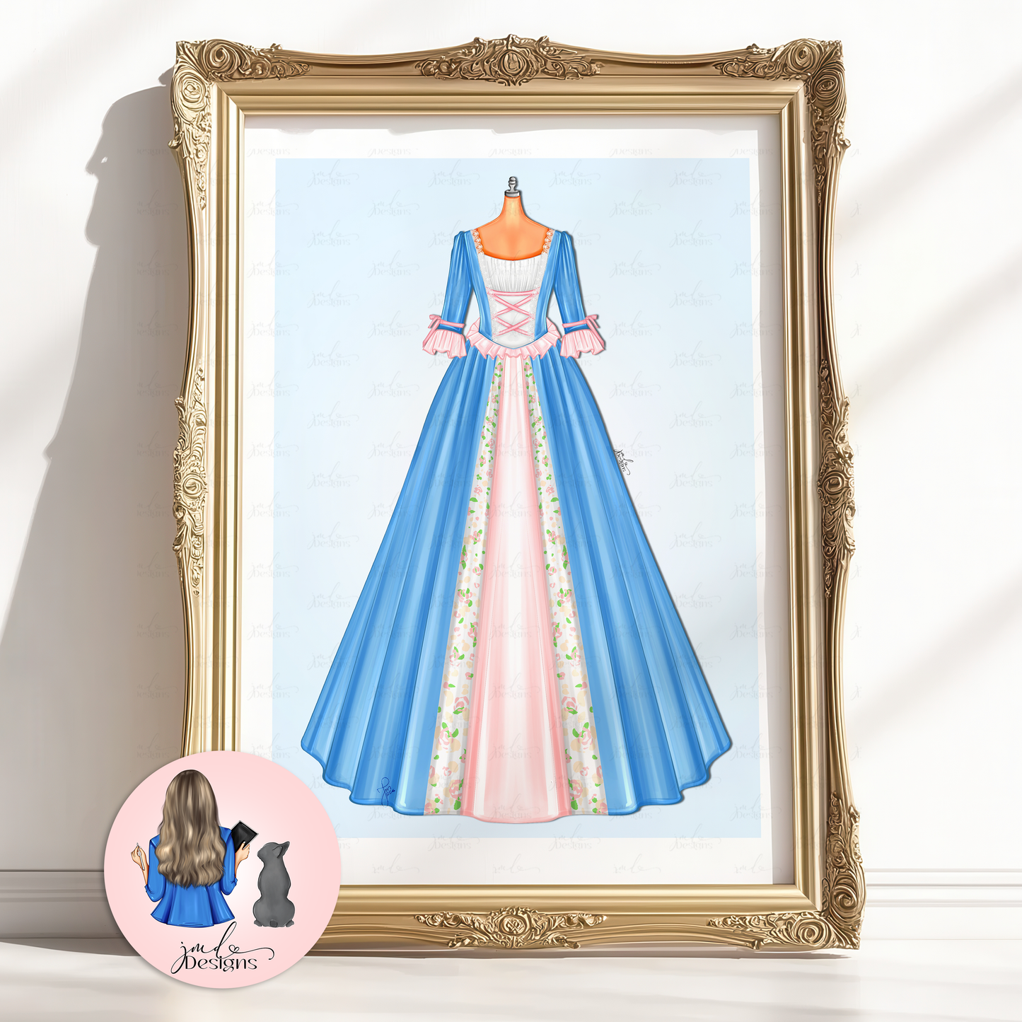 Ericka Character Fashion Illustration Art Print
