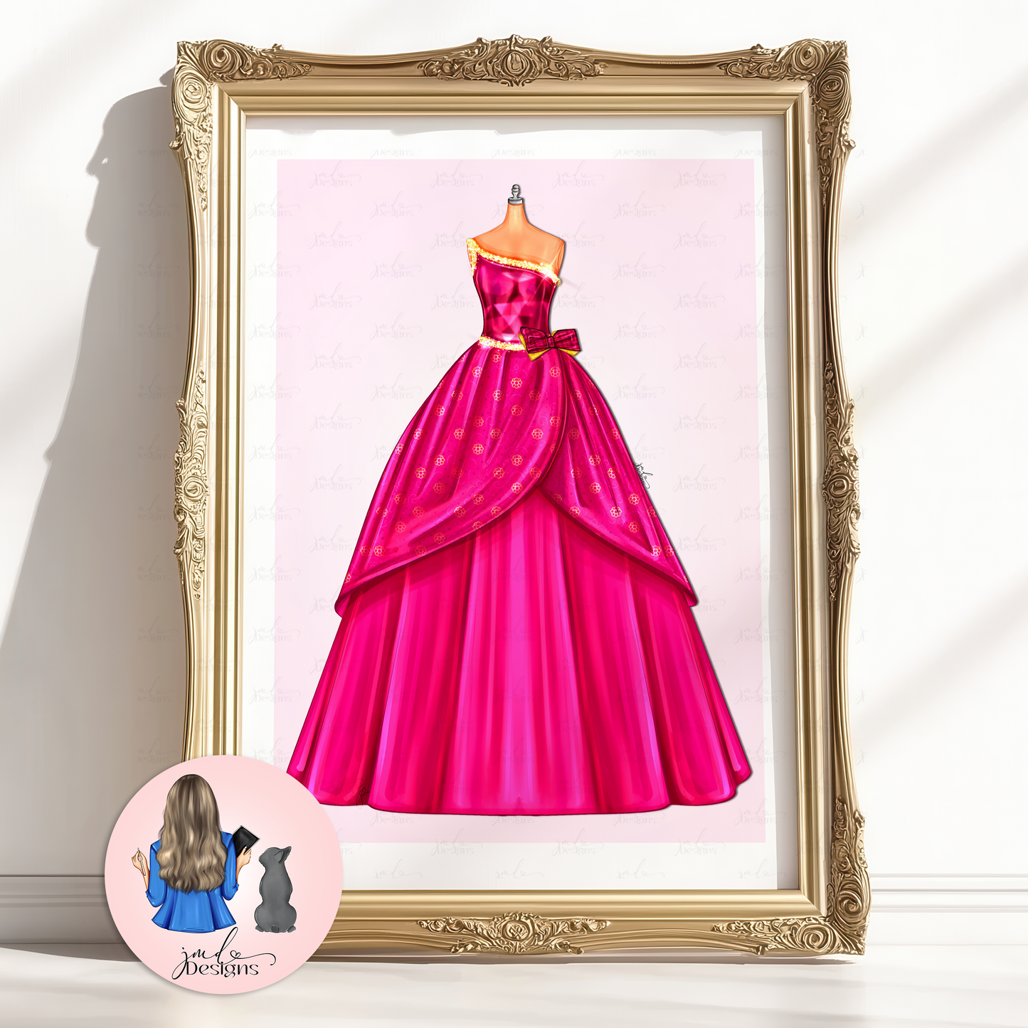 Blair Character Fashion Illustration Art Print