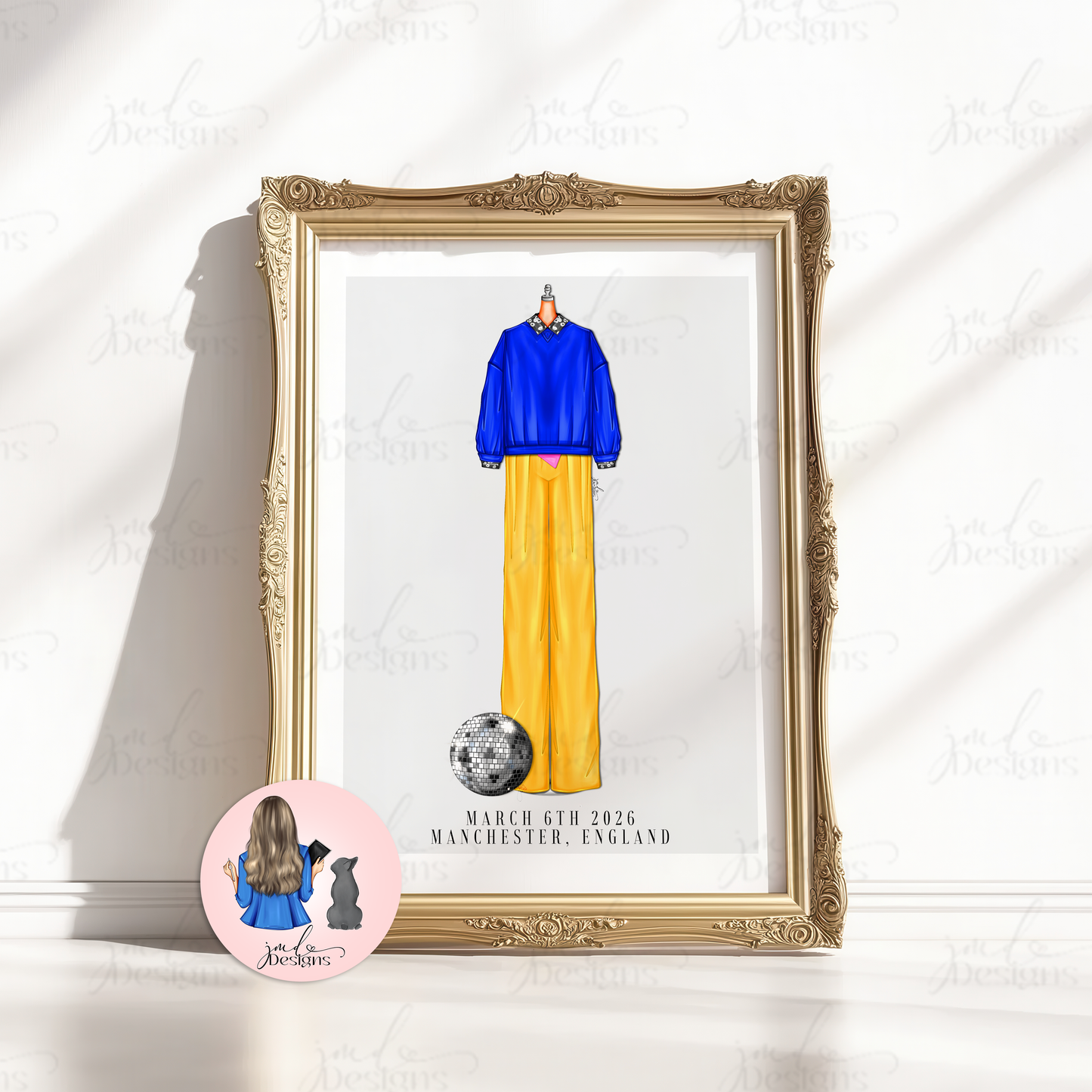Manchester 6th One Night Only Fashion Inspired Outfits Art Print