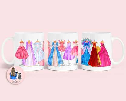 Nostalgic Princess Lineup 11oz Ceramic Mug
