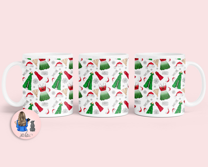 Festive Era Patterned Christmas 11oz Mug Tea Coffee Mug Fashion Mug