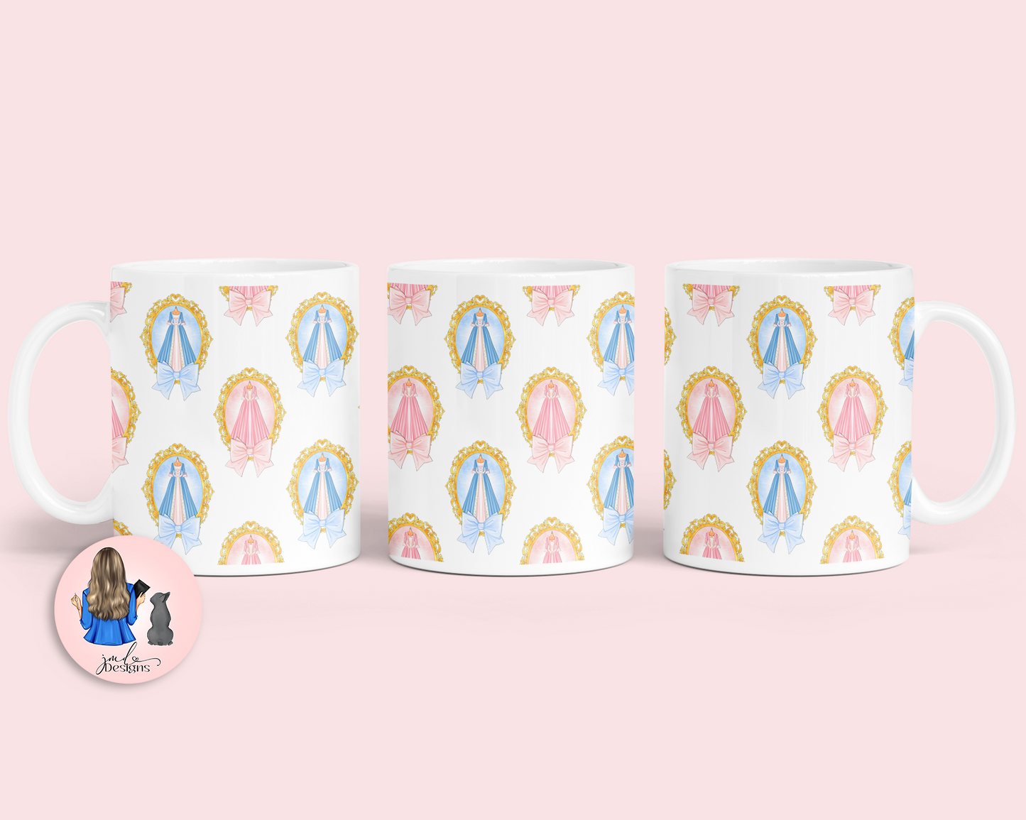 Nostalgic Princess Duo Patterned 11oz Mug
