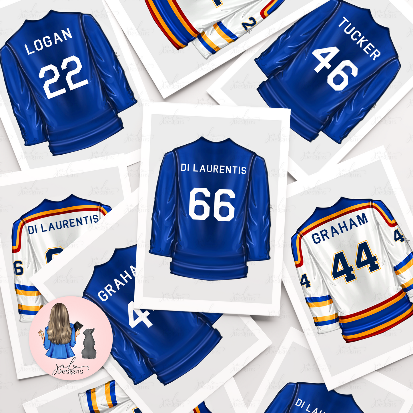 Bookish Hockey Boys Jersey Art Print Fashion Lover Decorative Art Print | Book Lovers Art