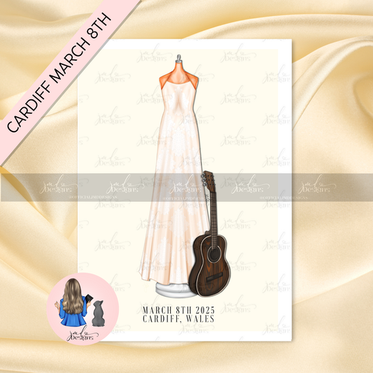 The Secret Of A Tour Fashion Art Print | Cardiff March 8th 2025