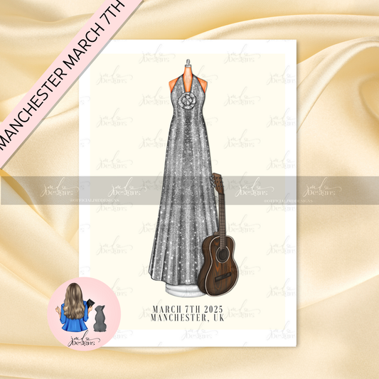 The Secret Of A Tour Fashion Art Print | Manchester March 7th 2025
