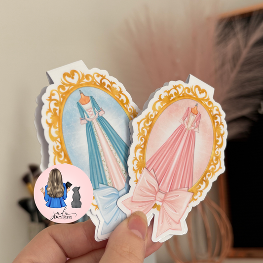 Nostalgic Princess Duo Magnetic Bookmark