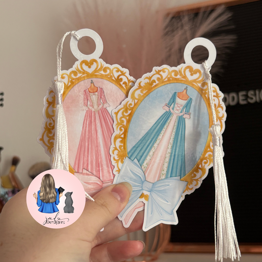 Nostalgic Princess Duo Fashion Shape Bookmark With Tassel