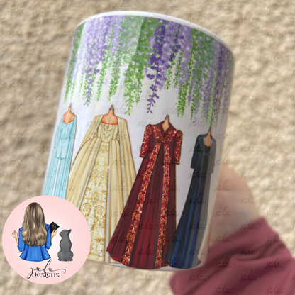 Ladies of the Ton Fashion Lineup 11oz Mug Tea Coffee Mug Fashion Mug