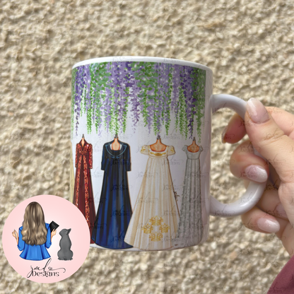 Ladies of the Ton Fashion Lineup 11oz Mug Tea Coffee Mug Fashion Mug