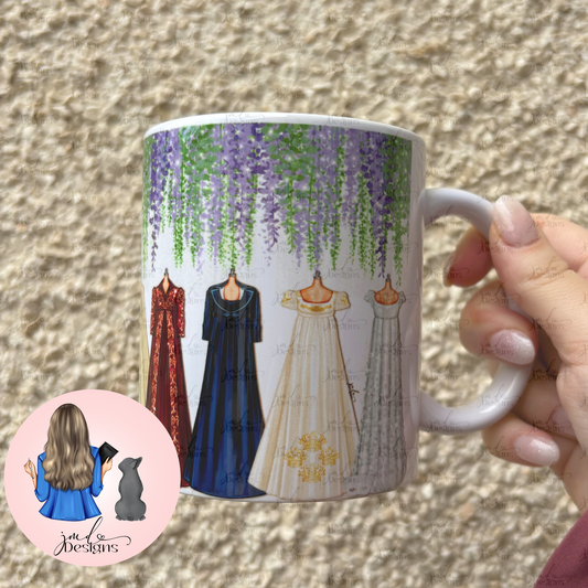 Ladies of the Ton Fashion Lineup 11oz Mug Tea Coffee Mug Fashion Mug