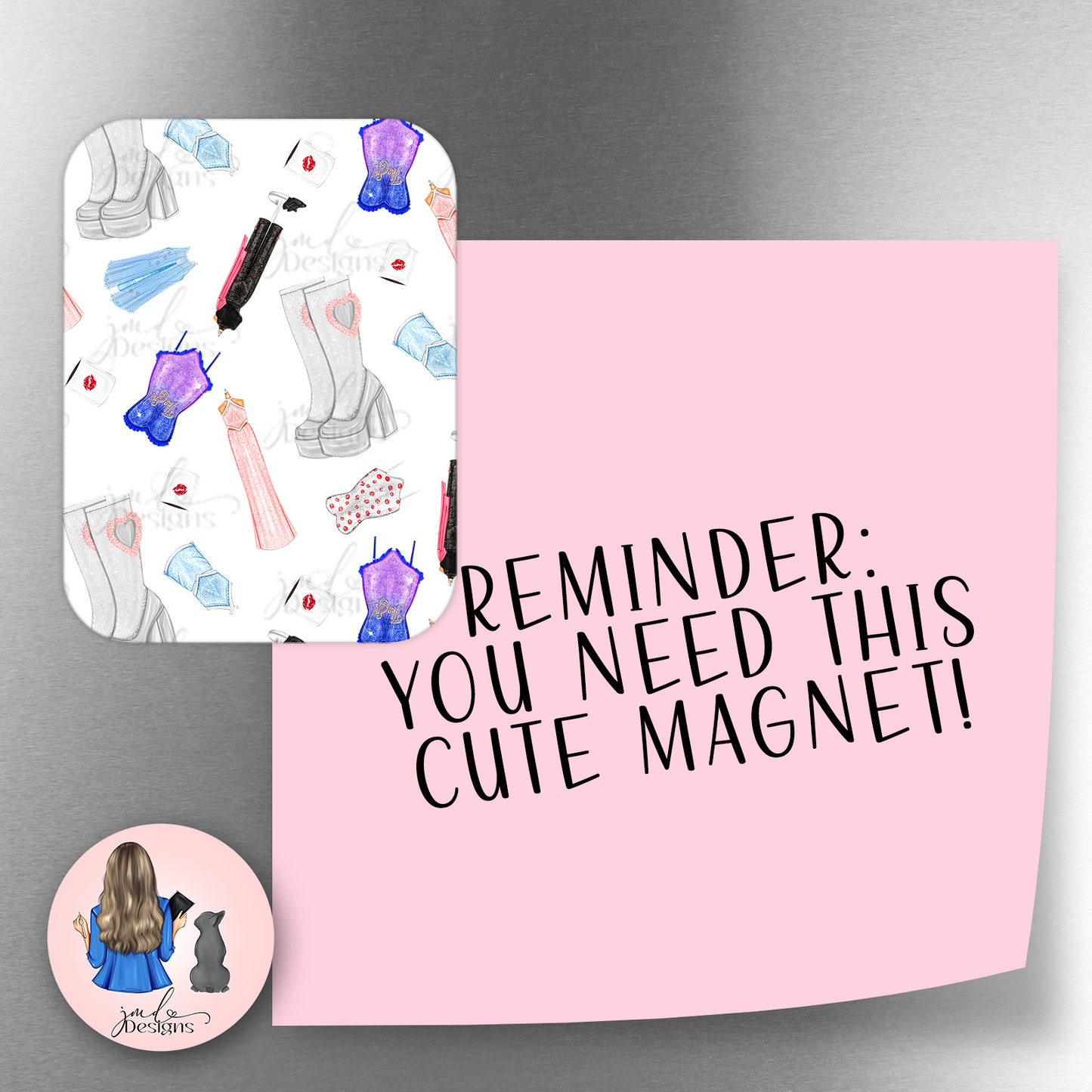 Sweet Pop Princess Cute Fashion Fridge Magnet Memo Board Magnet