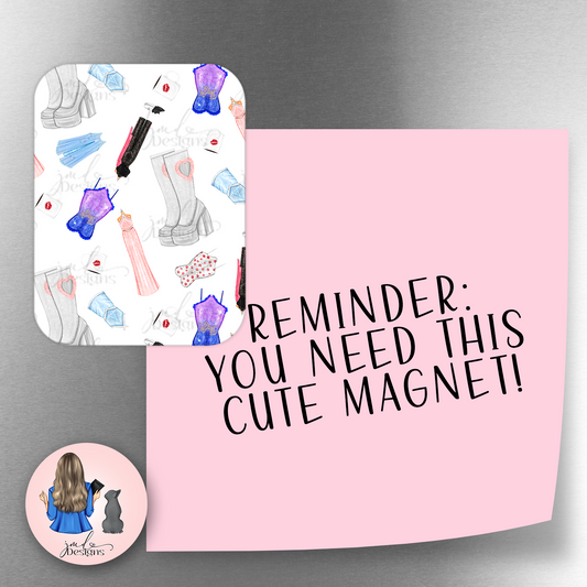 Sweet Pop Princess Cute Fashion Fridge Magnet Memo Board Magnet
