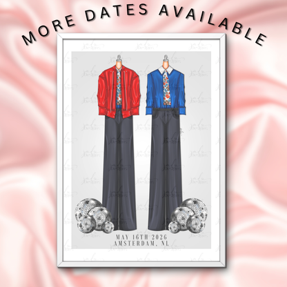 Belong Together Tour Premade Lineup Fashion Inspired Outfits Art Print