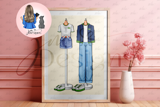 Camp Counselor Romance Art Print