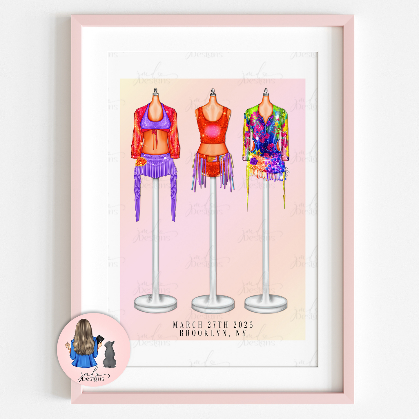 MARCH 27TH 2026 Never Ending Summer Tropical Concert Fashion Inspired Outfits Art Decor Print