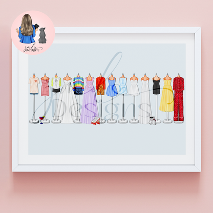 We'll Always Have Summer Fashion Lineup Art Print Fashion Lover Decorative Art