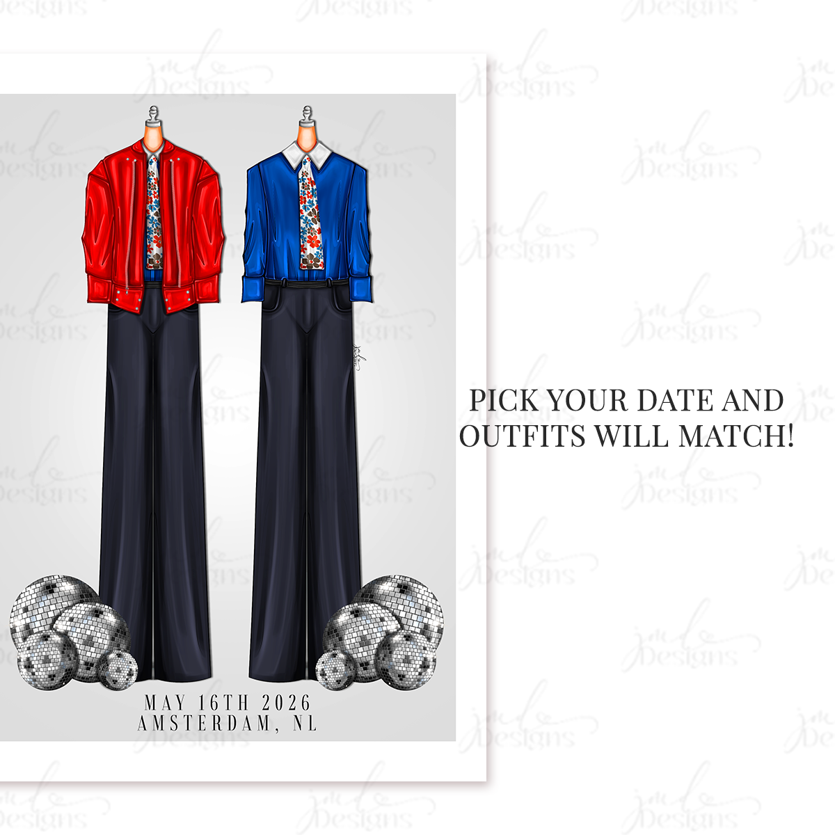 Belong Together Tour Premade Lineup Fashion Inspired Outfits Art Print