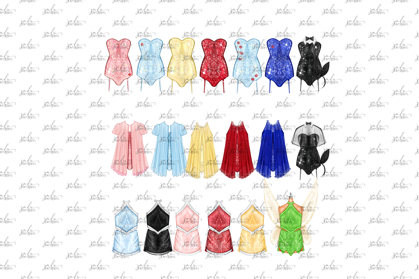 Short Pop Princess Matte Vinyl Stickers