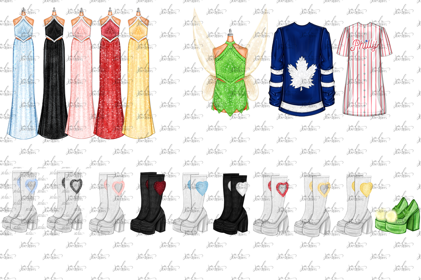 Short Pop Princess Matte Vinyl Stickers