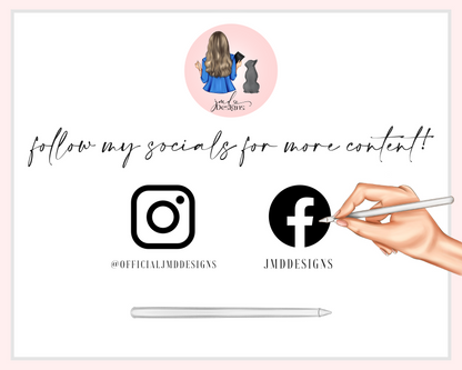 Short Pop Princess Matte Vinyl Stickers