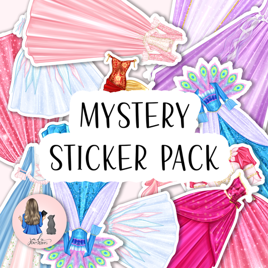 Nostalgic Princess Matte Vinyl Sticker Mystery Blind Bag