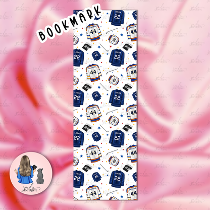 Hockey Romance Jersey Bookmark