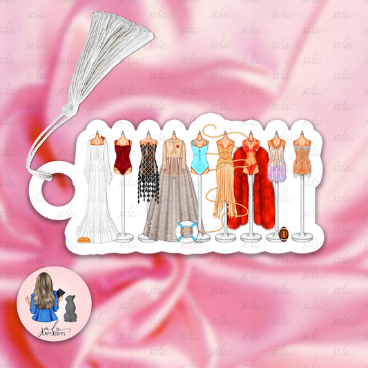 Ophelia Lineup Shape Bookmark With Tassel