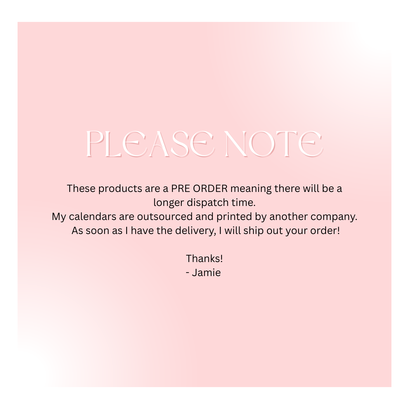 PRE ORDER 2026 The Sweet Pop Princess Fashion Wall Calendar | A4