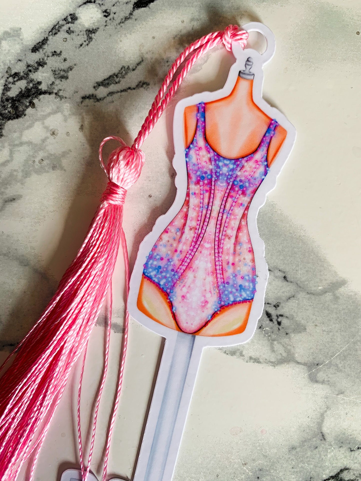 The Eras Of Fashion Shape Bookmark With Tassel