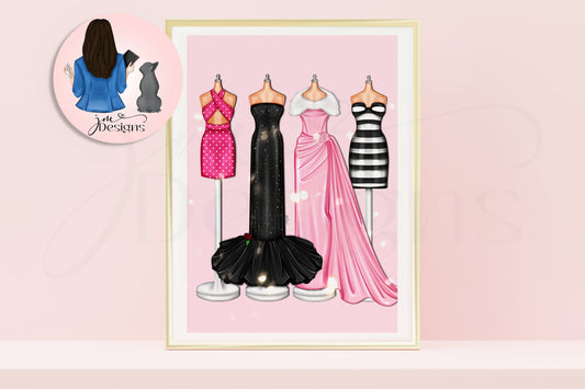MARGOT | Fashion Outfit Illustration Art Print | Fashion Illustration Print | A4 & 5x7"