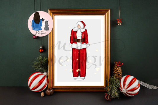 Mr. Claus Christmas Print