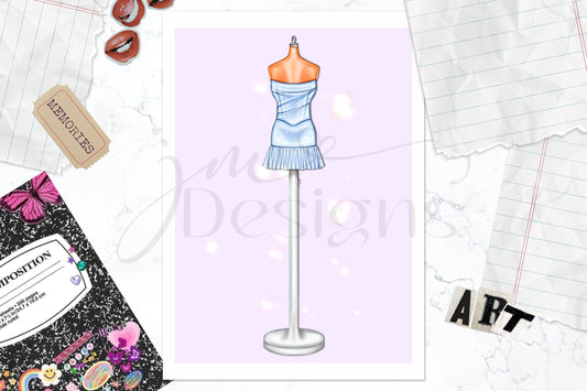 Blue Shimmer Art Print