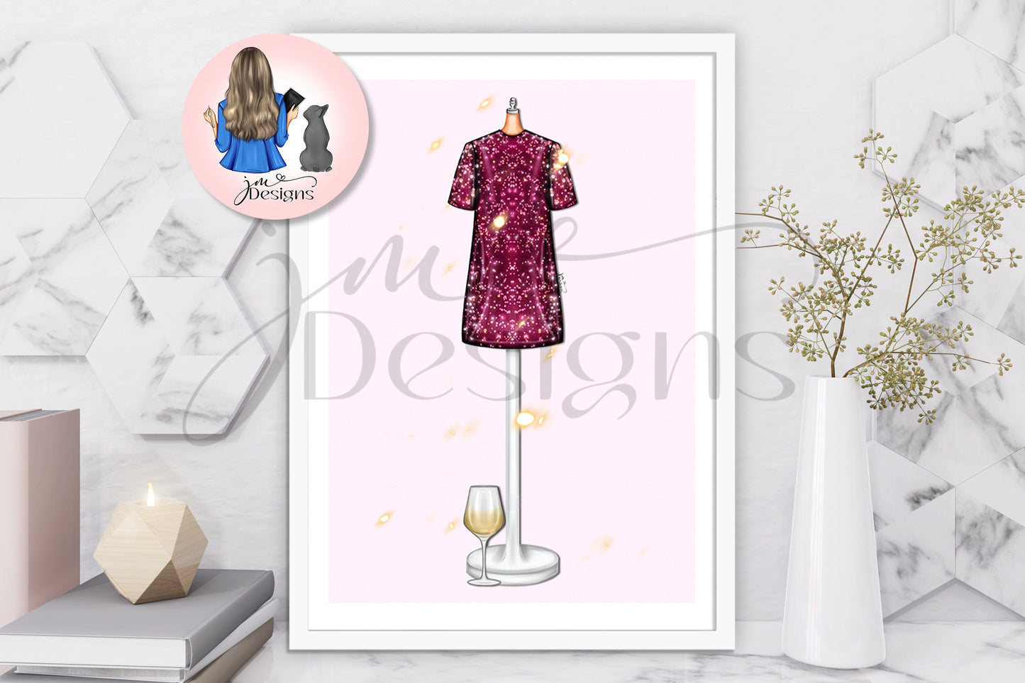 End Of An Era Outfit Illustration | Fashion Illustration Print | A4 & 5x7 Print