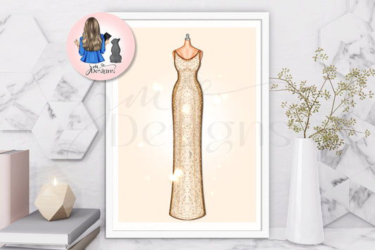 Monroe MR. President | Fashion Illustration Print | A4 & 5x7 Illustration Print | Famous dresses