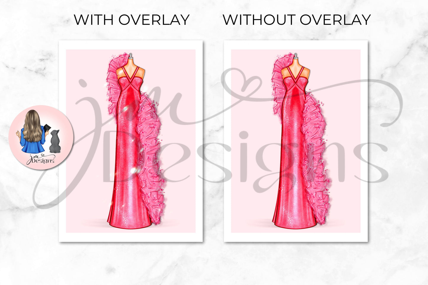 Superstar In Pink Outfit Illustration | Fashion Illustration Print | A4 & 5x7 Merch Print