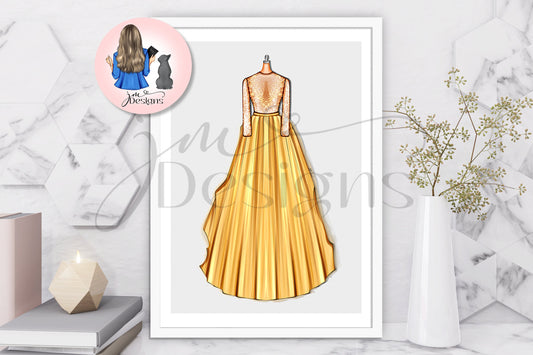 A Nice Dress Outfit Art Print