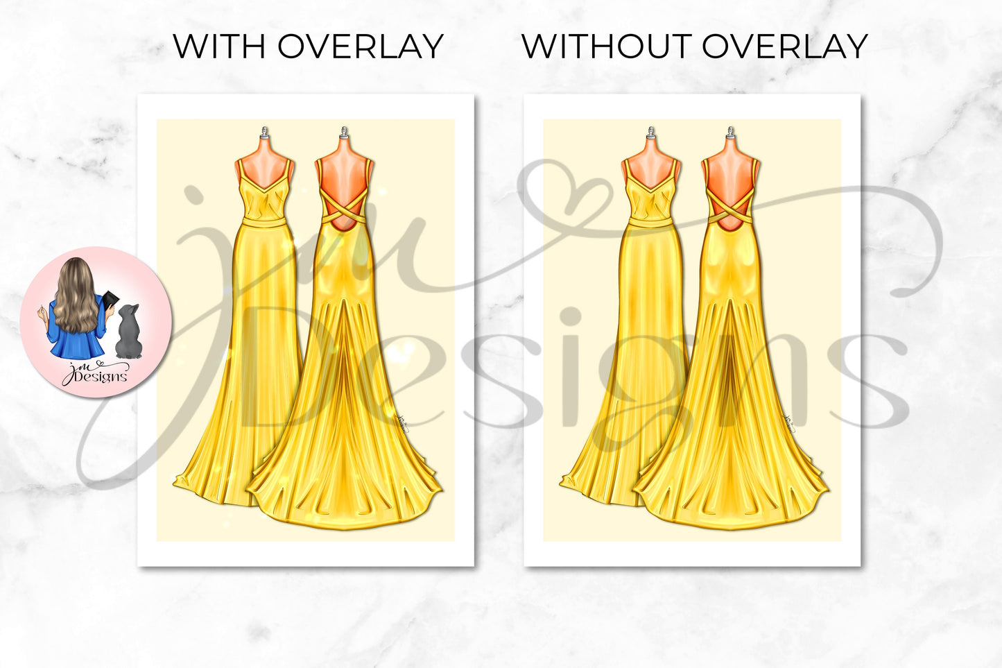 That Yellow Dress Outfit Illustration | Fashion Illustration Print | A4 & 5x7 Illustration Print