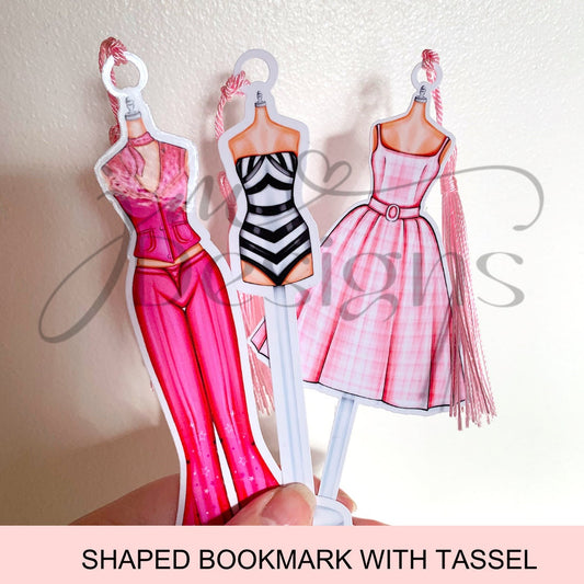Life In Plastic Fashion Shape Bookmark