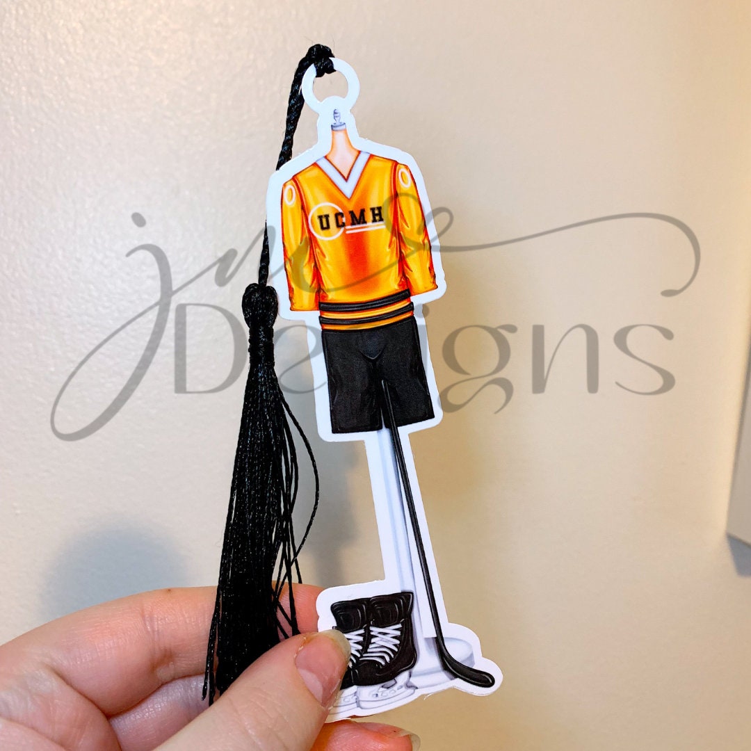 Hockey Romance Fashion Shape Bookmark