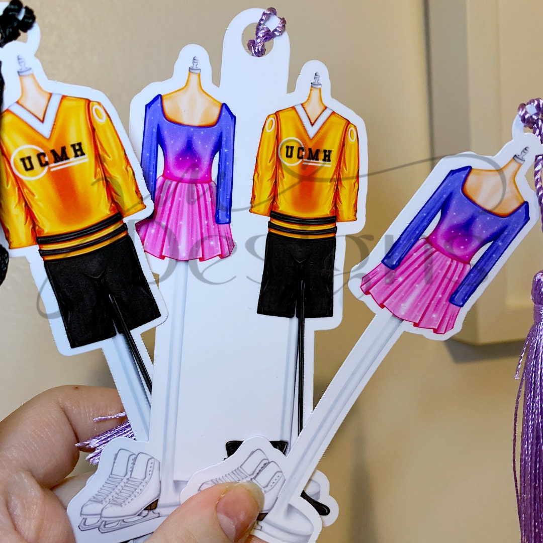 Hockey Romance Fashion Shape Bookmark