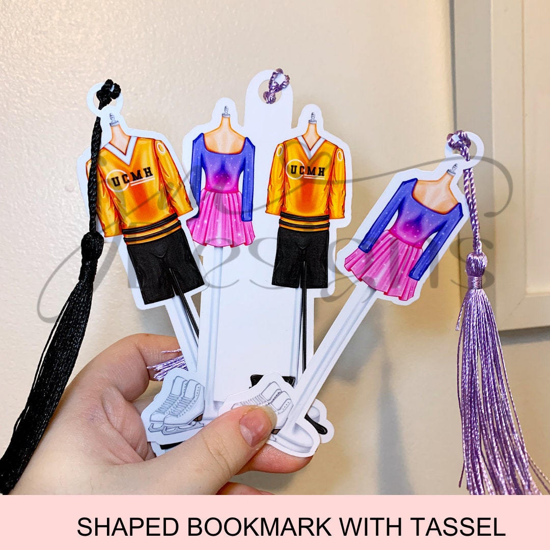 Hockey Romance Fashion Shape Bookmark