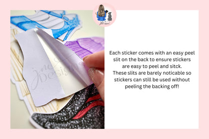 Go Go Glitz Boots Matte Vinyl Sticker