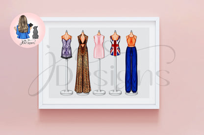 A Little Bit Of 90s Spice Art Print