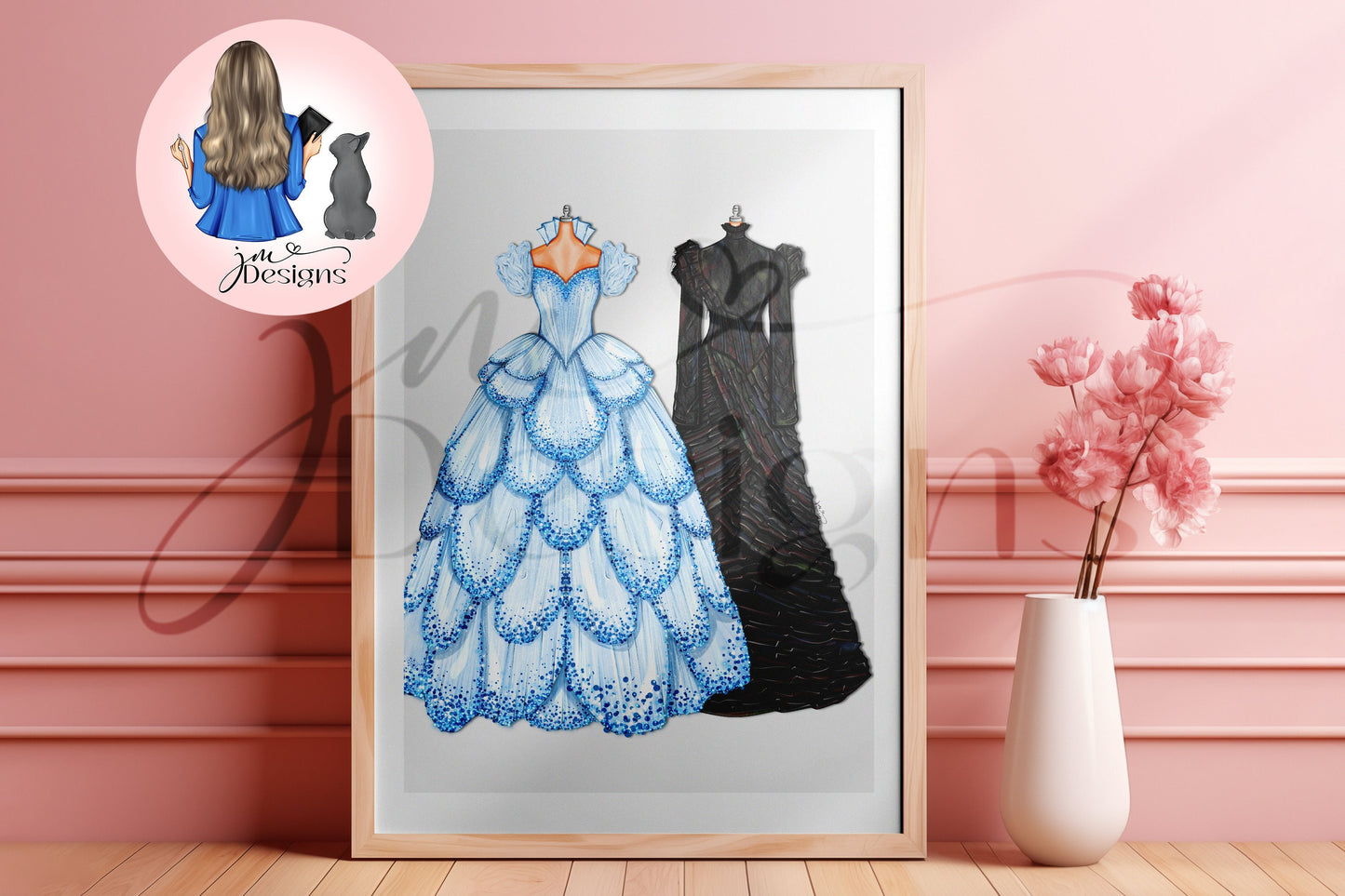 Witchy Sisters Art Print