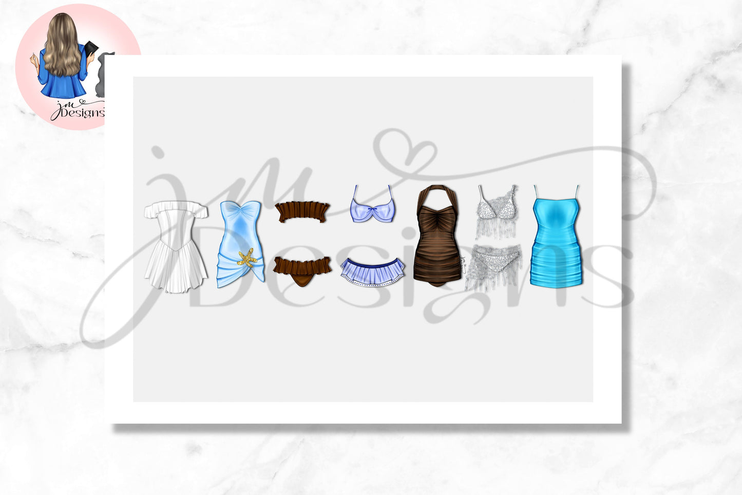 Summer Espresso | Fashion Illustration Print | A4 & 5x7 Print