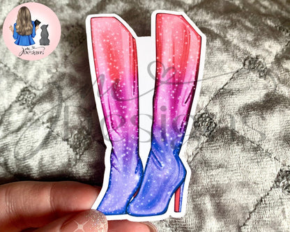 Eras Of Shoes Matte Vinyl Stickers