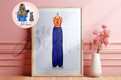 90s Sporty Art Print