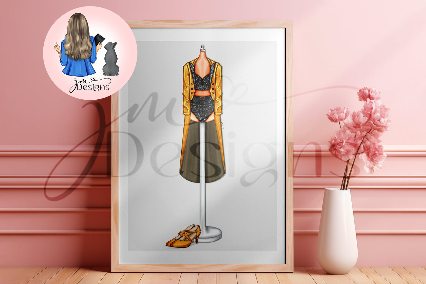 Productive Cryer Outfit Illustration | Fashion Illustration Print | A4 & 5x7 Merch Print