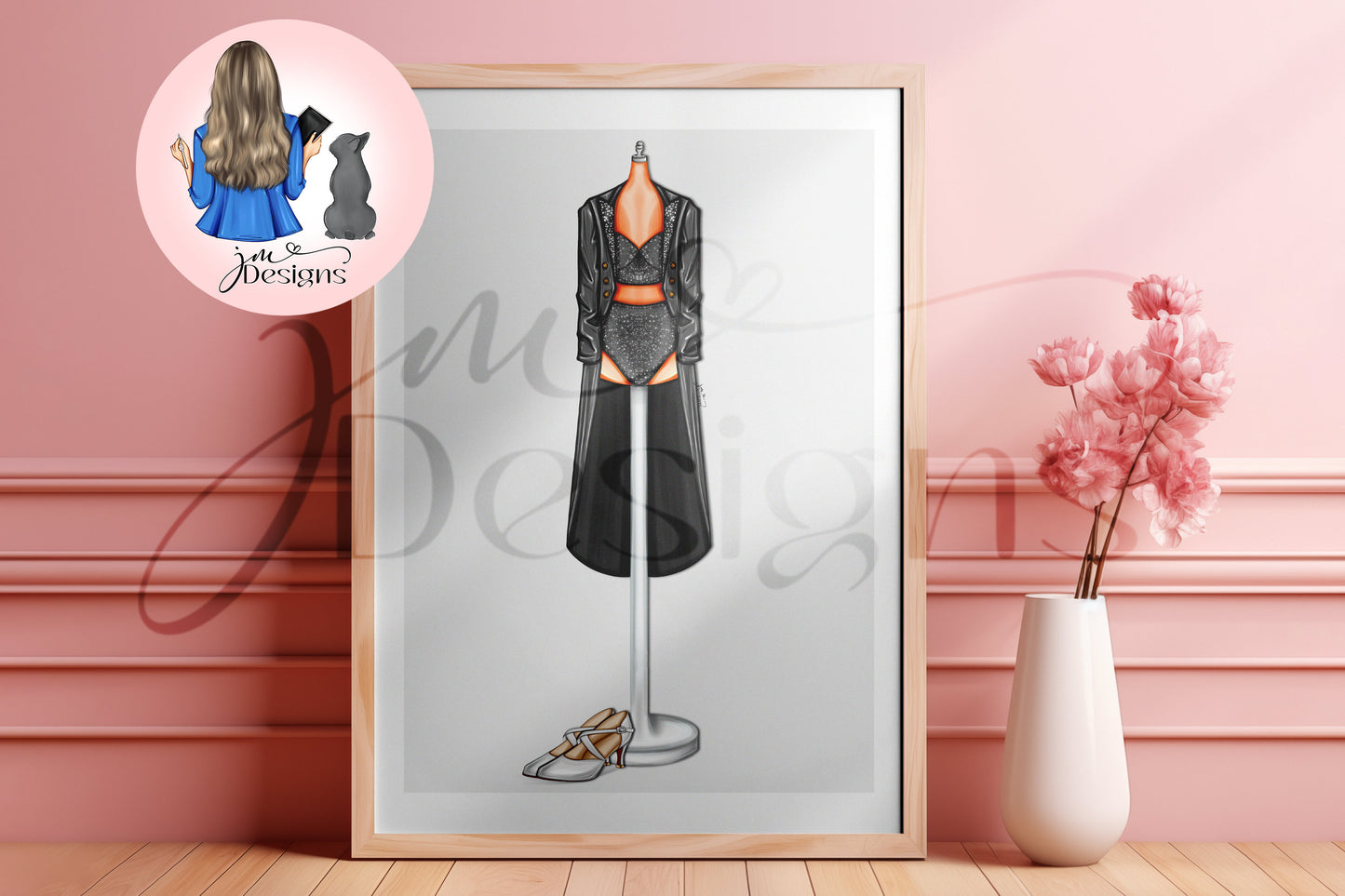 Productive Cryer Outfit Illustration | Fashion Illustration Print | A4 & 5x7 Merch Print